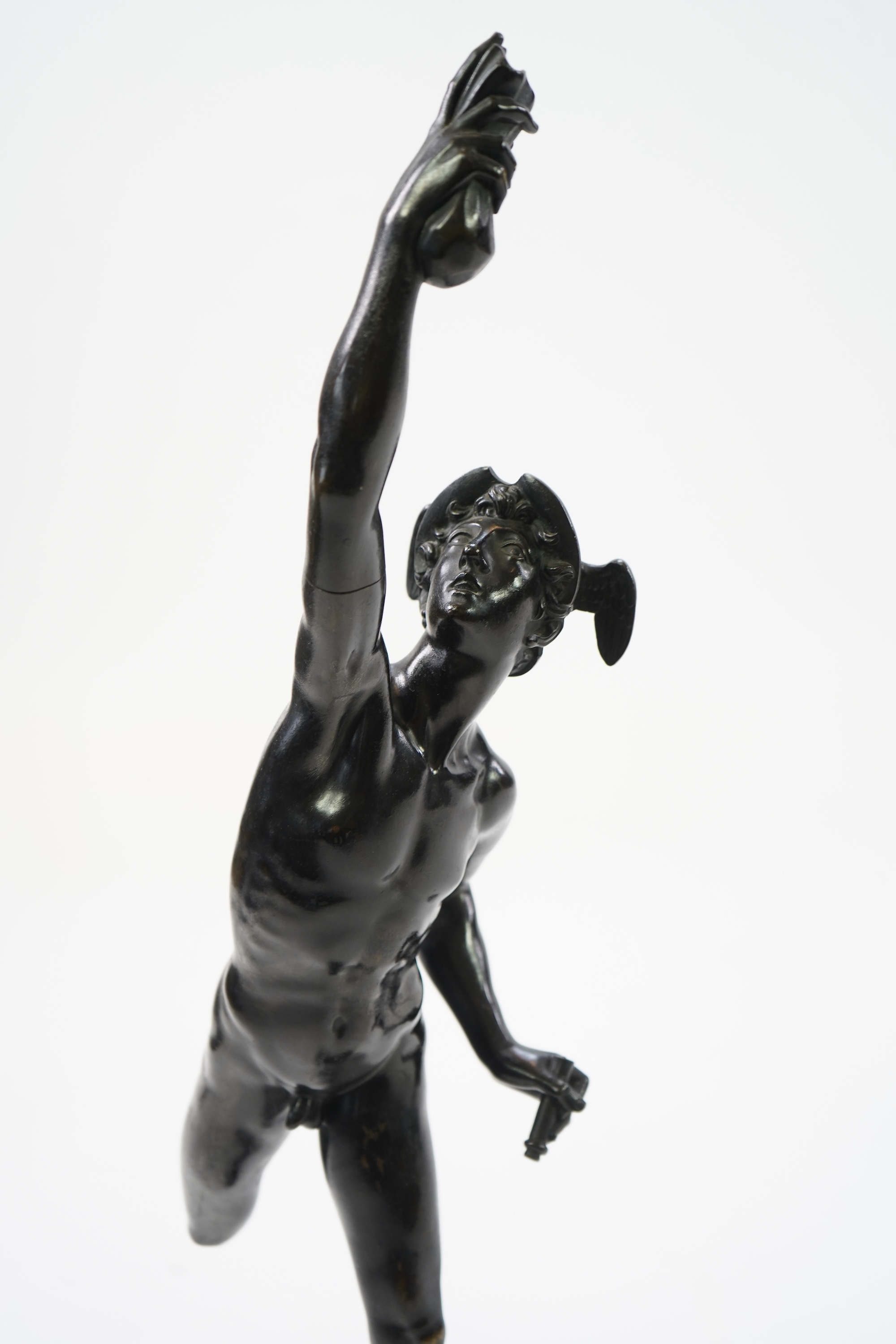 After Giambologna (1529-1608. A patinated bronze of ‘Mercury’, 19th century